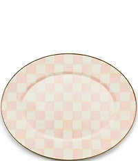 MacKenzie-Childs Check Enamel Oval Platter