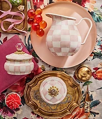 MacKenzie-Childs Check Enamel Pitcher