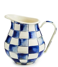 MacKenzie-Childs Check Enamel Pitcher