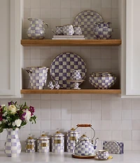 MacKenzie-Childs Check Enamel Pitcher