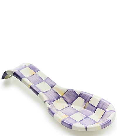 MacKenzie-Childs Check Enamel Spoon Rest