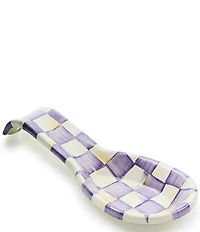 MacKenzie-Childs Check Enamel Spoon Rest