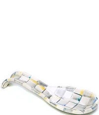 MacKenzie-Childs Check Enamel Spoon Rest