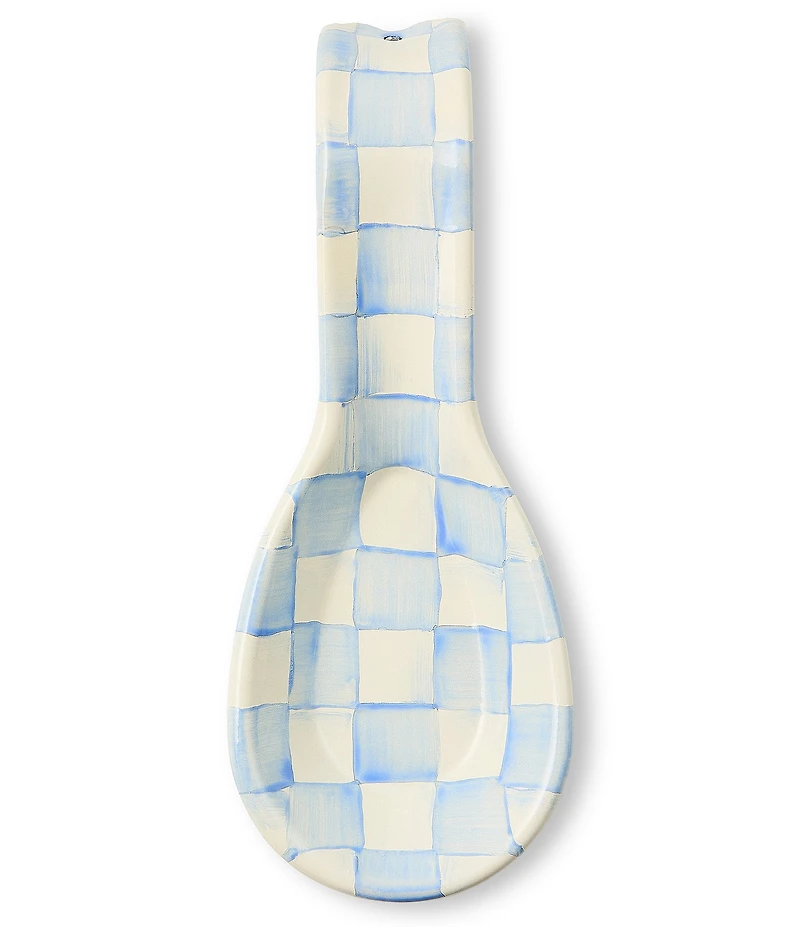 MacKenzie-Childs Check Enamel Spoon Rest