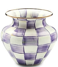 MacKenzie-Childs Check Large Enamel Vase