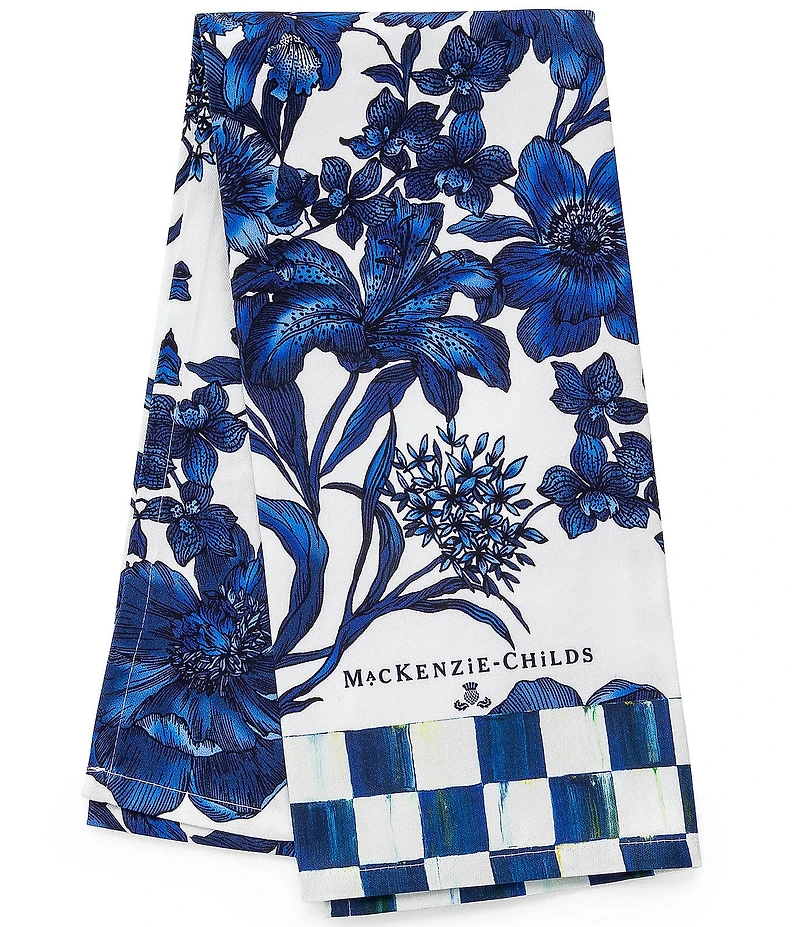 MacKenzie-Childs Royal English Garden Dish Towel