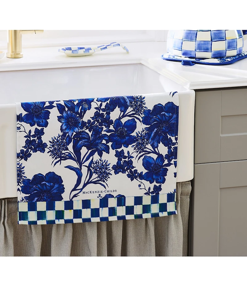 MacKenzie-Childs Royal English Garden Dish Towel