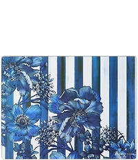 MacKenzie-Childs Royal English Garden Glass Cutting Board, Set of 2
