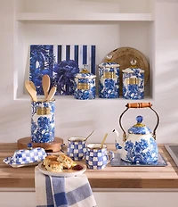 MacKenzie-Childs Royal English Garden Glass Cutting Board, Set of 2