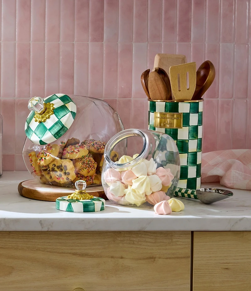 MacKenzie-Childs Small Check Enamel Scoop