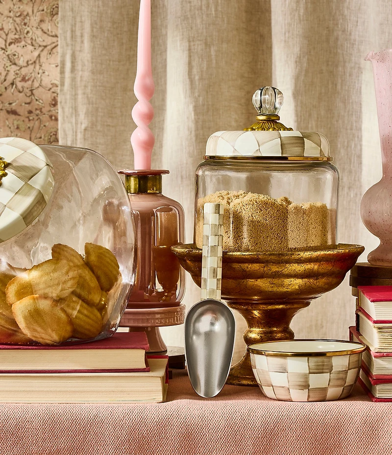 MacKenzie-Childs Small Check Enamel Scoop