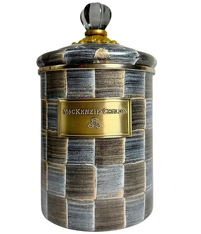 MacKenzie-Childs Sophisticheck Enamel Canister