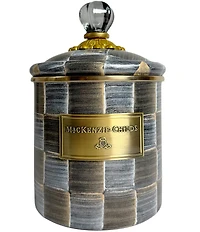 MacKenzie-Childs Sophisticheck Enamel Canister
