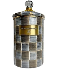 MacKenzie-Childs Sophisticheck Enamel Canister