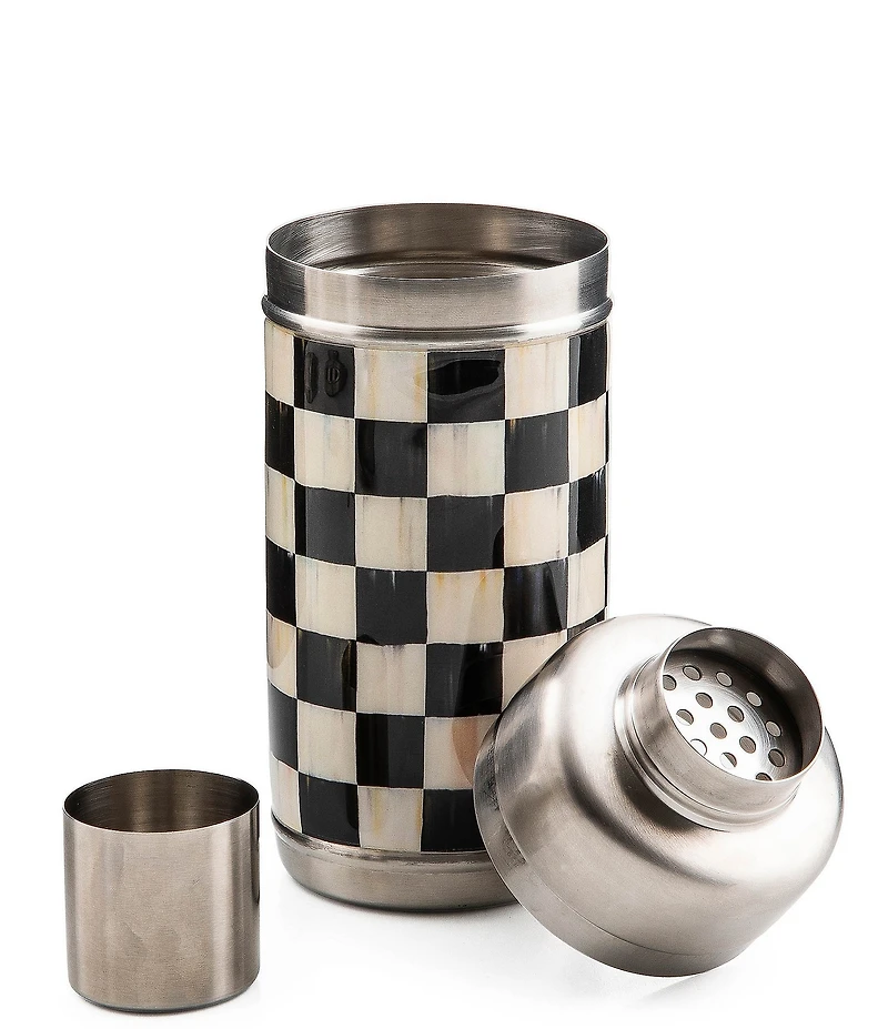 MacKenzie-Childs Check® 3260 Cocktail Shaker