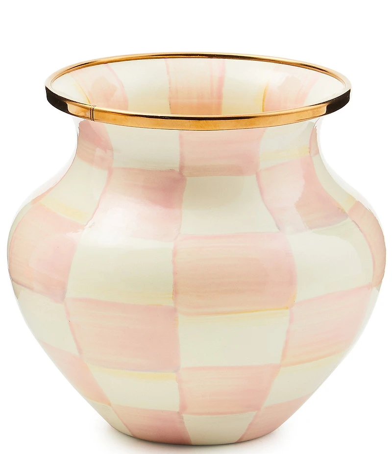 MacKenzie-Childs Check® Enamel Vase