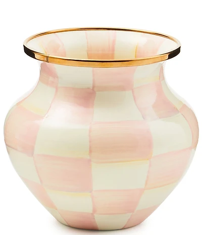 MacKenzie-Childs Check® Enamel Vase
