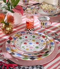 MacKenzie-Childs Check Highball Glass, Set of 2