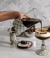 MacKenzie-Childs Check Mixing Glass