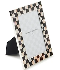 MacKenzie-Childs Check® Silver Plated 5 x 7 in. Frame
