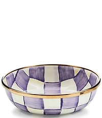 MacKenzie-Childs Check Enamel Relish Dish