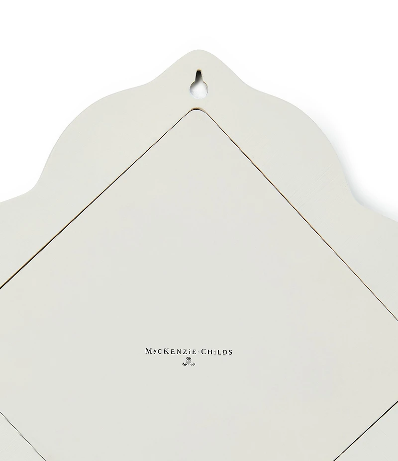 MacKenzie-Childs Check Quatriflower Small Wall Mirror