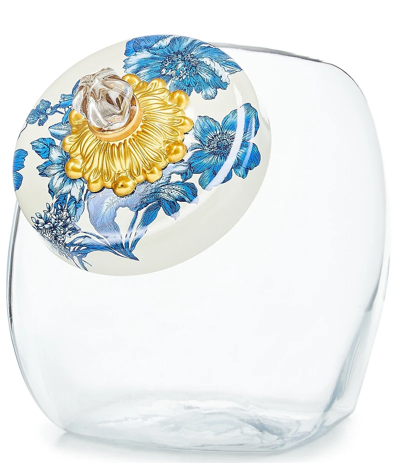 MacKenzie-Childs Sweets Jar with English Garden Lid