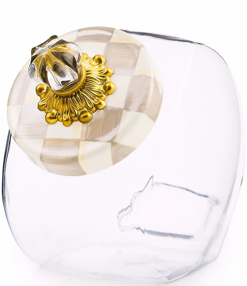 MacKenzie-Childs Sweets Jar with Check Lid