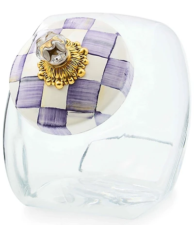 MacKenzie-Childs Sweets Jar with Check Lid