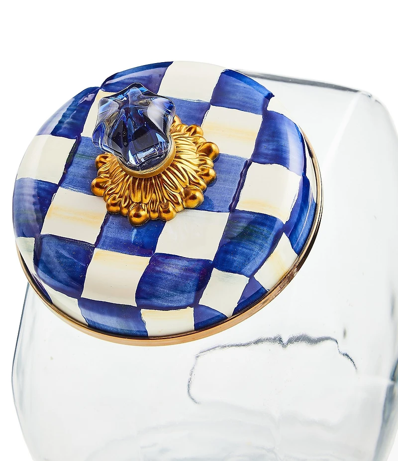 MacKenzie-Childs Sweets Jar with Check Lid