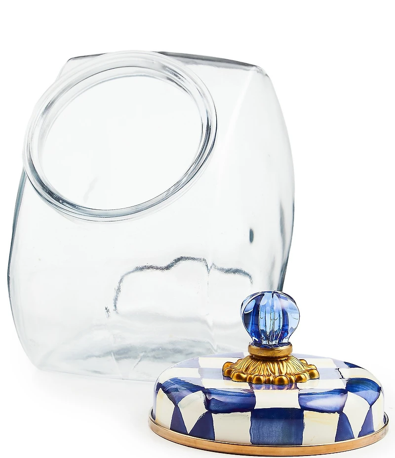 MacKenzie-Childs Sweets Jar with Check Lid