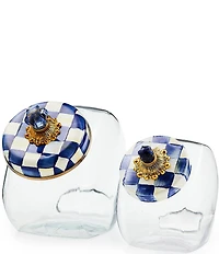 MacKenzie-Childs Sweets Jar with Check Lid
