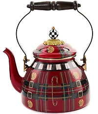 MacKenzie-Childs The Kilted Enamel Tea Kettle, 2-Qt.