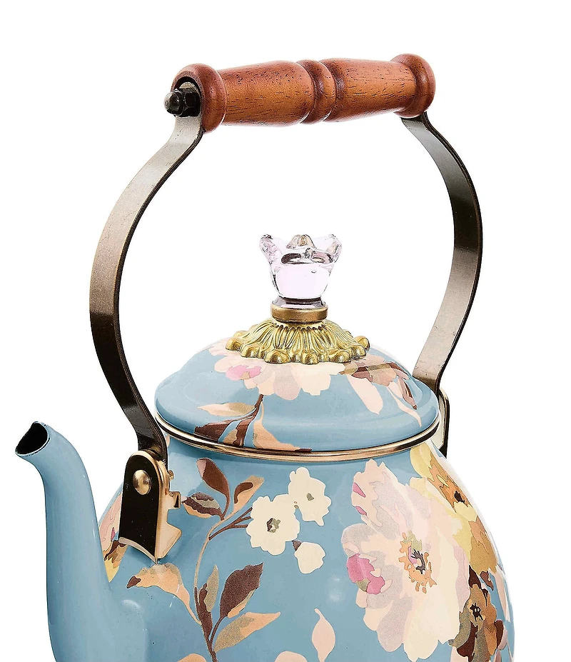 MacKenzie-Childs Wild Rose Tea Kettle