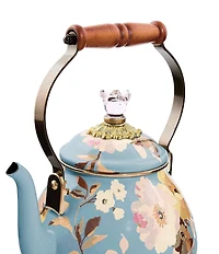 MacKenzie-Childs Wild Rose Tea Kettle