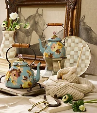 MacKenzie-Childs Wild Rose Tea Kettle