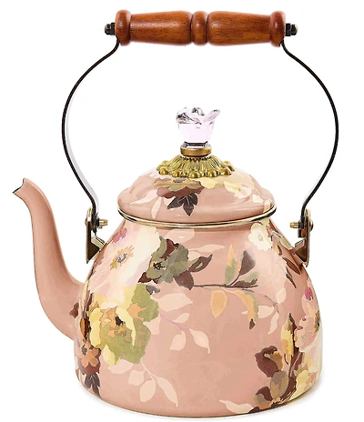 MacKenzie-Childs Wild Rose Tea Kettle