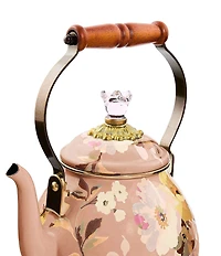 MacKenzie-Childs Wild Rose Tea Kettle