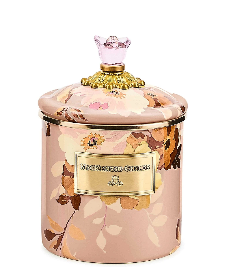 MacKenzie-Childs Wild Rose Canister