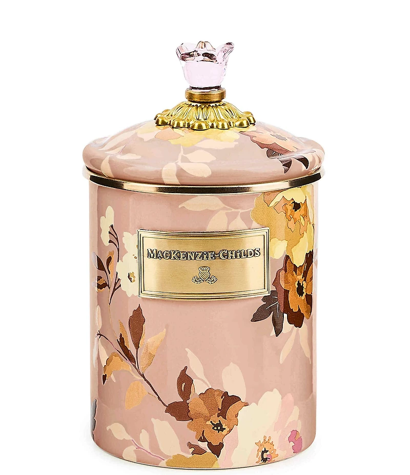 MacKenzie-Childs Wild Rose Canister