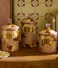 MacKenzie-Childs Wild Rose Canister