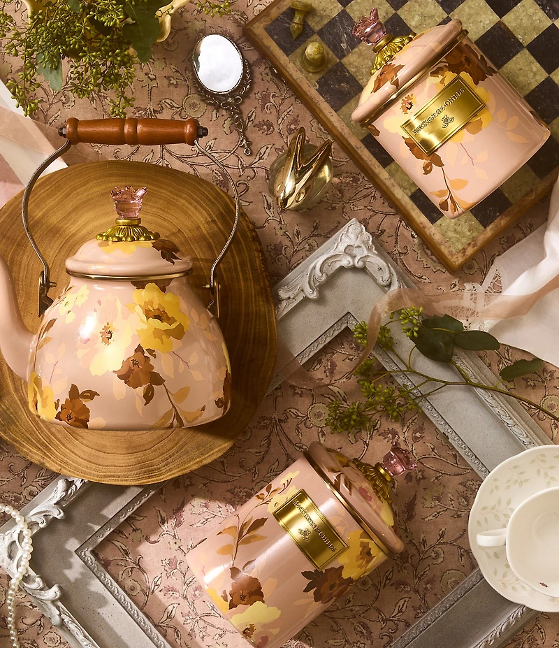 MacKenzie-Childs Wild Rose Canister