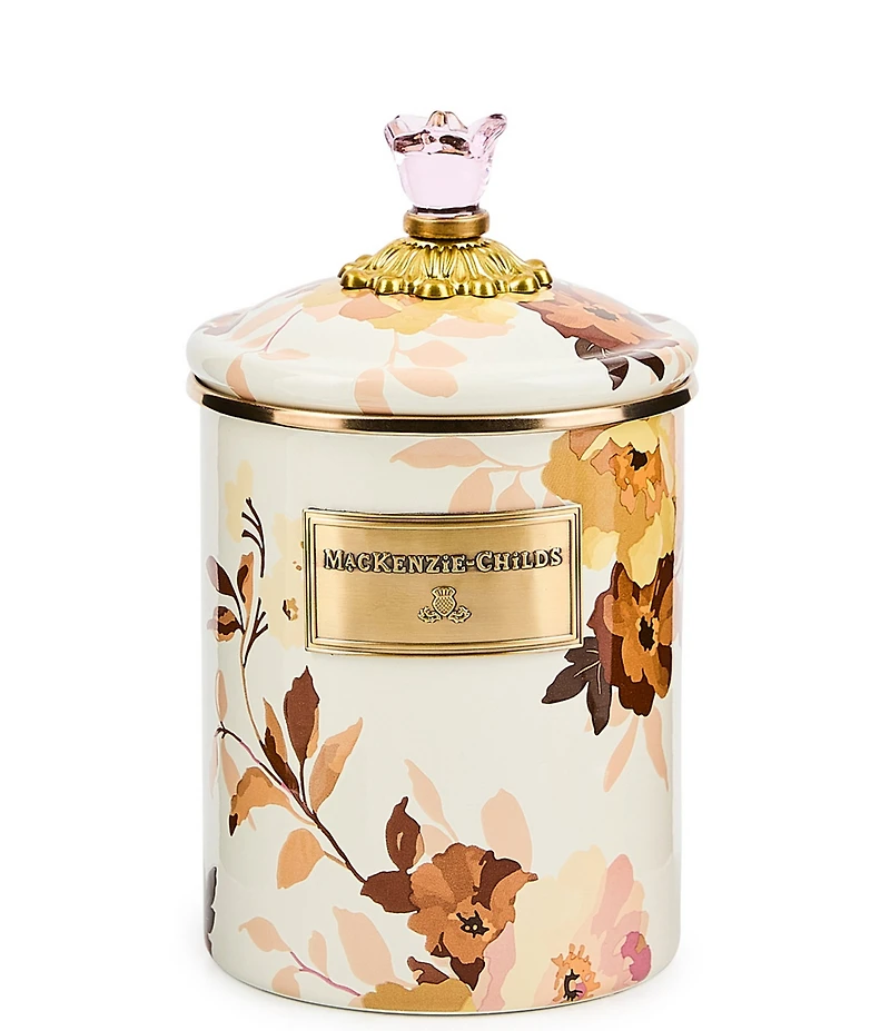 MacKenzie-Childs Wild Rose Canister