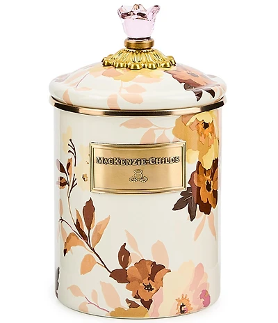 MacKenzie-Childs Wild Rose Canister
