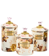 MacKenzie-Childs Wild Rose Canister