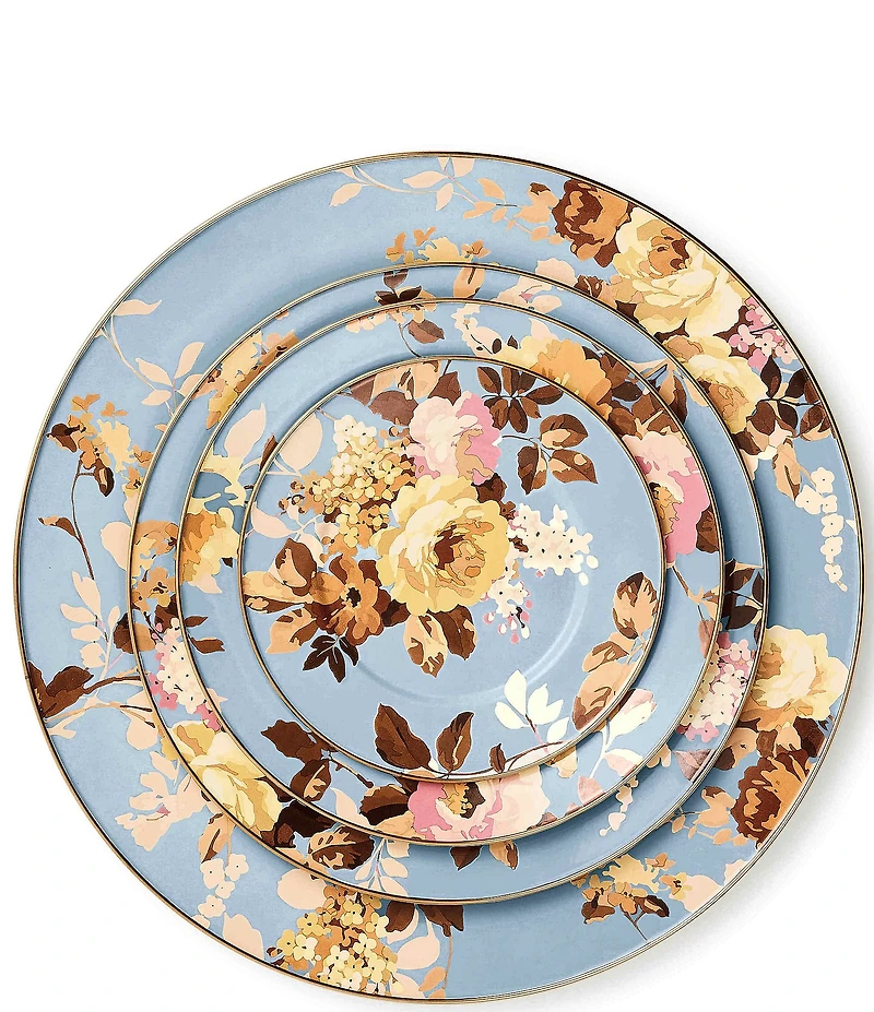 MacKenzie-Childs Wild Rose Enamel Charger Plate