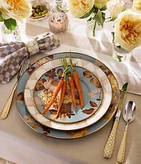 MacKenzie-Childs Wild Rose Enamel Charger Plate
