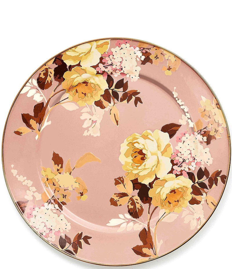 MacKenzie-Childs Wild Rose Enamel Charger Plate