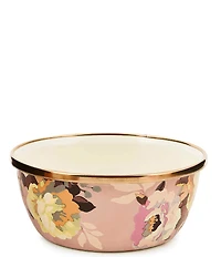 MacKenzie-Childs Wild Rose Enamel Pinch Bowl