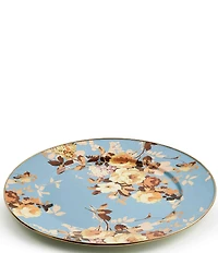 MacKenzie-Childs Wild Rose Enamel Serving Platter